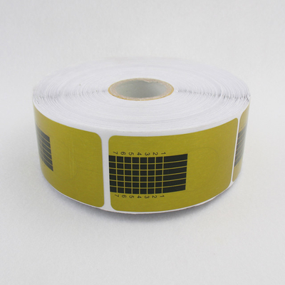 square Nail Art Tools Gold Square nail form 500 pcs / roll