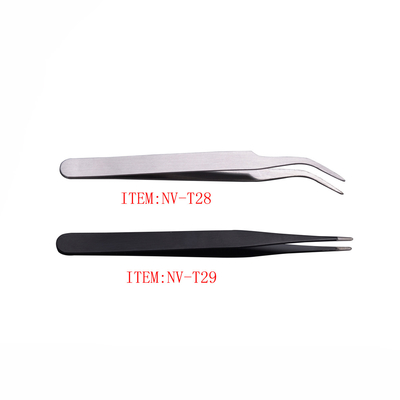 Stainless Steel Nail Art Tools Straight or curved Shape Nail Tweezer