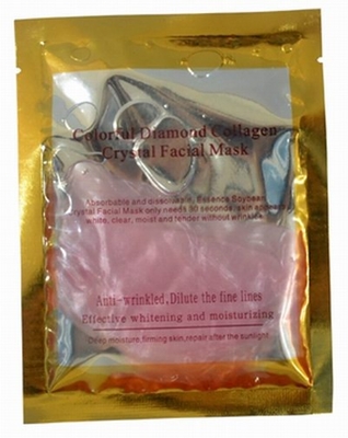 Diamond Anti Aging Facial Mask / Collagen Crystal Face Mask Pantethine Beta-Glucan SM-036