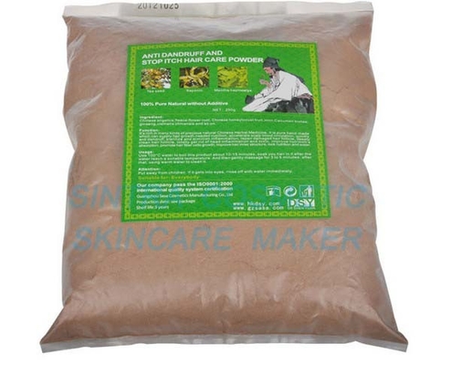 No Addictive Natural Berbal Anti Dandruff and Stop Itch Hair Care Powder - STD-012