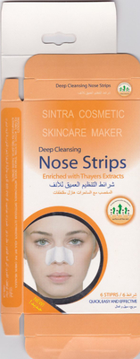 Facial Hair Removal Wax Strips For Women , Deep Cleaning Nose Strips STF8031