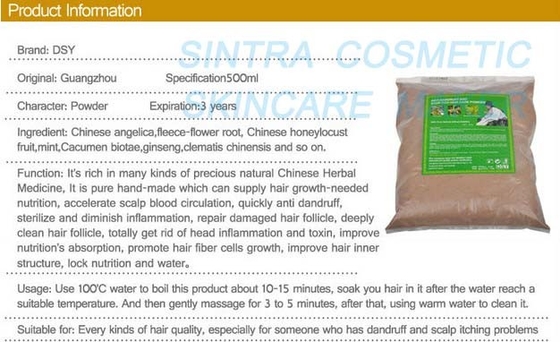 Natural Hair Nourishing Liquid and Stop Itch Hair Care Dandruff Powder - STD-012