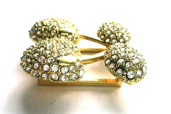 Crystal / Metal Garments Accessories With Acrylic Diamond Gems