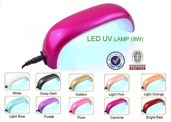 9W 110V rainbow LED UV Gel Lamp Light Toe Nail Dryer Nail Polish Blower Curing
