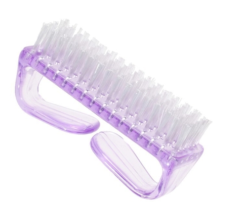 Plastic Handle Big nail cleaning brush Manicure Pedicure Tool