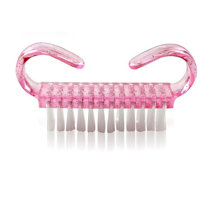 beautiful pink manicure Nail Art Brushes with Handy Plastic Handle