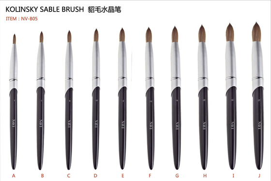 Durable Painting Nail Art Brushes kolinsky acrylic nail brushes