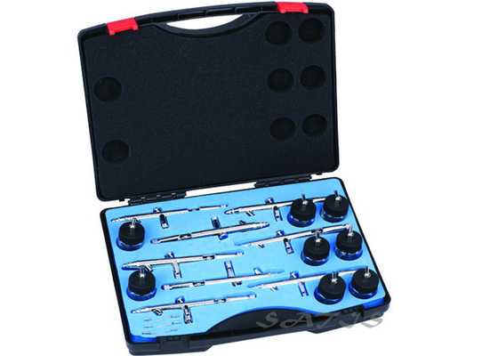 Dual Action Airbrush Makeup Kits ,  Air Brush Spray Gun for Nail Art / tattoos body