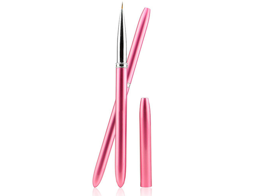 Water Red Nail Art Brushes For Fine Nail Art Work , Painting Flower Pen Design