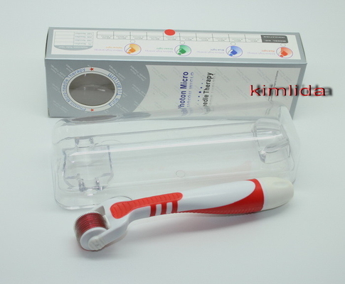 Handheld 540 Needles Titanium LED derma Roller with Changeable head