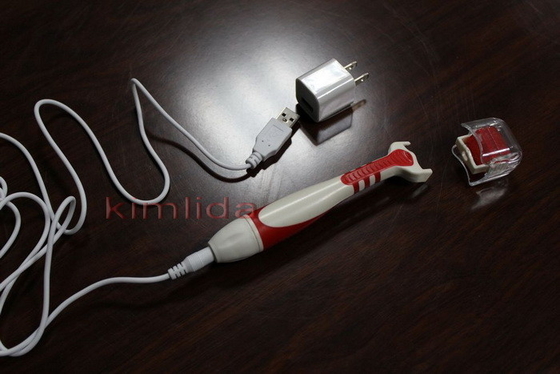 Handheld 540 Needles Titanium LED derma Roller with Changeable head