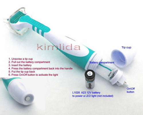 Handheld 540 Needles Titanium LED derma Roller with Changeable head