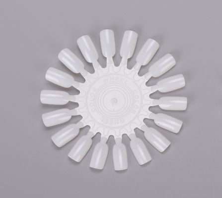 18 Tips plactic round Nail Art Tools nail color chart display