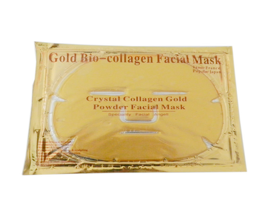facial mask with Gold Bio-collagen is formulated with pure gold, natural bio-ingredients, hydrating compound