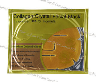 24k Gold Facial Mask Anti Wrinkle With Deep Sea Fish Collagen For Beauty Moisturized