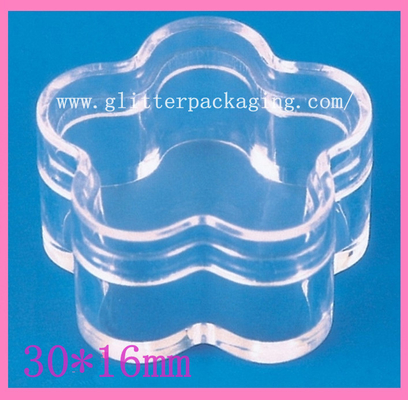 5g Flower Quincunx plastic empty clear jar nail art tool cosmetics container
