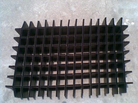 Black / White Heat resistance Foldable Plastic Divider Sheets for buffer / packing