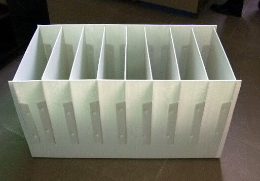 Black / White Heat resistance Foldable Plastic Divider Sheets for buffer / packing
