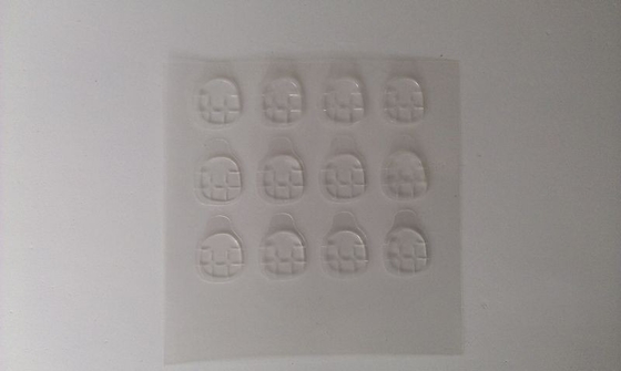 Transparent glue tab for finger , ABS / PET Nail Art Tool