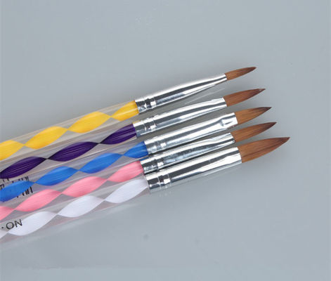 professional High End home Nail Art Brushes Cuticle Tips Set