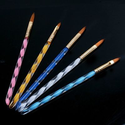 professional High End home Nail Art Brushes Cuticle Tips Set