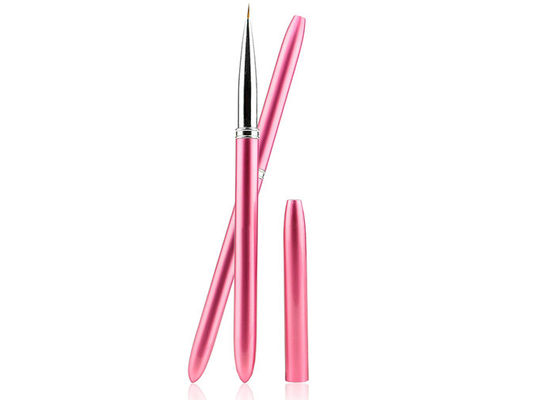Water Red Nail Art Brushes For Fine Nail Art Work , Painting Flower Pen Design
