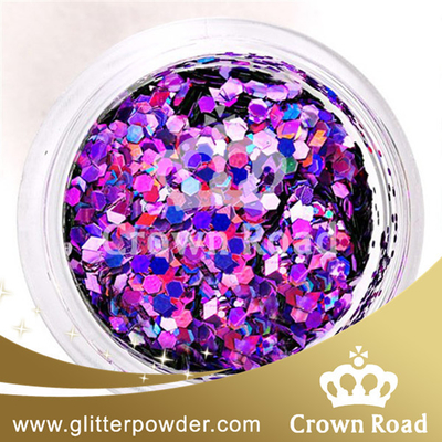China acrylic nails glitter_powder